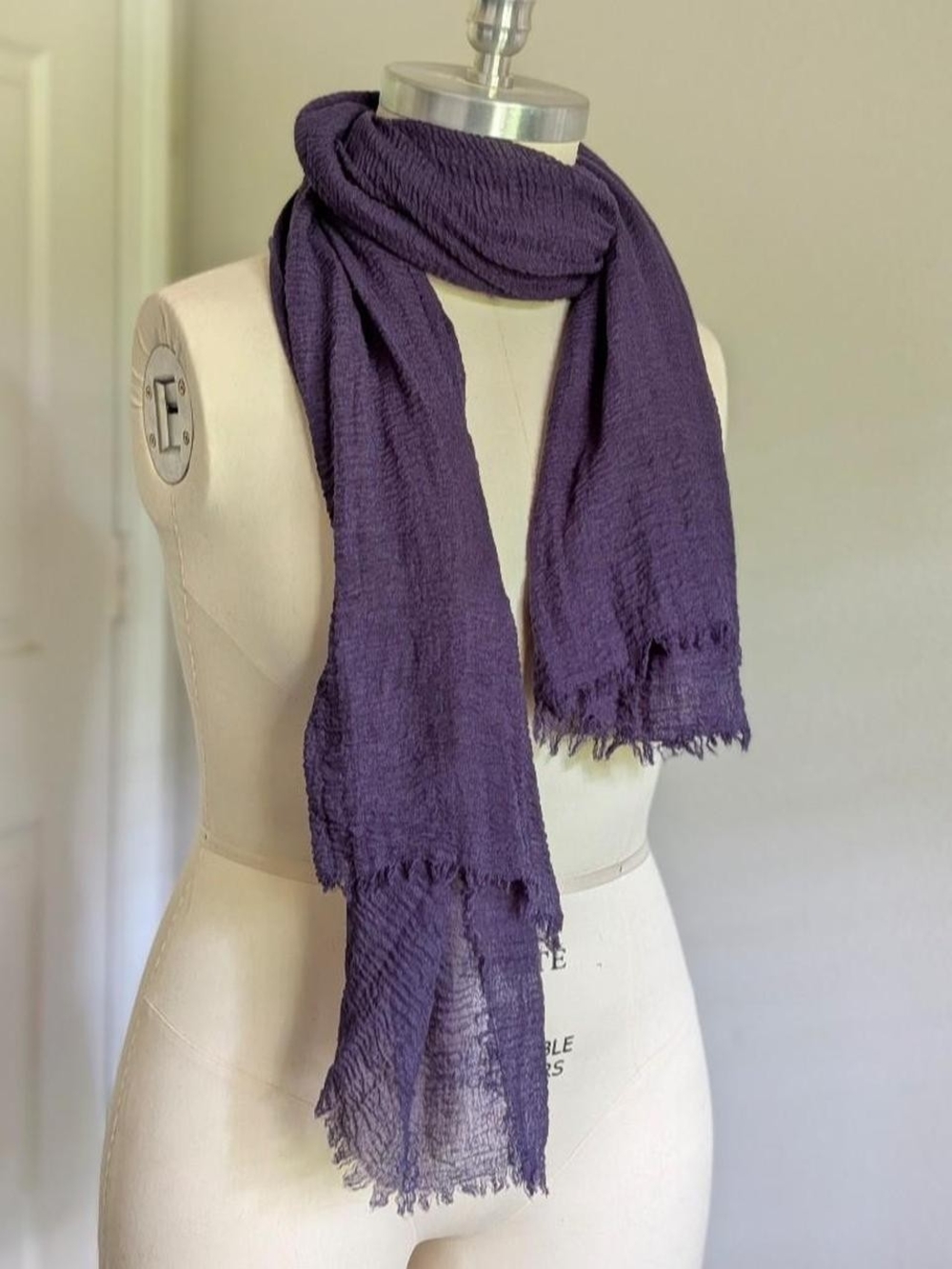 Purple Lightweight Women's Scarf
